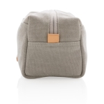 Trousse de toilette en toile idéale pour les bagages à main Casual couleur gris septième vue