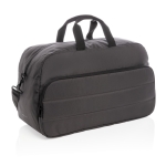Sac de sport écologique au look moderne Pocket Impact RPET couleur noir sixième vue