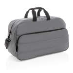 Sac de sport écologique au look moderne Pocket Impact RPET couleur gris foncé sixième vue