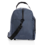 Sac de sport écologique au look moderne Pocket Impact RPET couleur bleu marine troisième vue