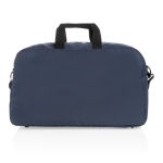 Sac de sport écologique au look moderne Pocket Impact RPET couleur bleu marine quatrième vue