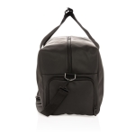 Élégant sac de voyage en cuir synthétique avec sangle ajustable Smooth couleur noir troisième vue