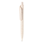 Stylo écologique personnalisé, paille de blé Encre bleue Straw Colors couleur naturel
