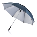 Grand parapluie publicitaire avec double couche de tissu Ø120 Cyclone couleur bleu