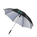 Grand parapluie publicitaire avec double couche de tissu Ø120 Cyclone avec zone d'impression