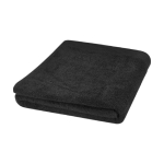 Serviette en coton de 100x180cm et 550 g/m2 durable Seasons Beach couleur noir