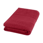 Essuie-mains en coton de 50x100cm et 450 g/m2 Soft Hand couleur rouge