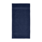 Essuie-mains en coton de 50x100cm et 450 g/m2 Soft Hand couleur bleu marine deuxième vue frontale