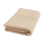Serviette de bain personnalisée 70x140 cm en coton de 450 g/m2 SoftBath couleur beige