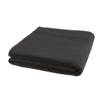 Serviette écologique de 100x180 cm en coton de 450 g/m2 Soft Beach couleur gris foncé