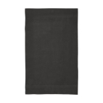 Serviette écologique de 100x180 cm en coton de 450 g/m2 Soft Beach couleur gris foncé deuxième vue frontale