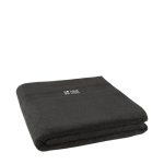 Serviette de bain brodée écologique de 100 x 180 cm en coton de 450 g/m2 avec zone d'impression