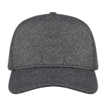 Casquette élastique à cinq panneaux en gris 300 g/m2 Elastic couleur gris foncé