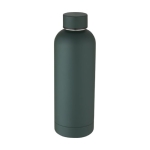 Gourde isotherme en acier inoxydable avec finition mate 500 ml Spring couleur vert foncé troisième vue