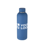 Gourde isotherme en acier inoxydable avec finition mate 500 ml Spring avec zone d'impression