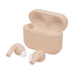 Écouteurs à double micro et à appairage automatique Braavos couleur rose clair 