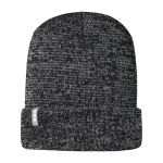 Bonnet d'hiver personnalisé réfléchissant Elevate™ Rigi couleur noir deuxième vue frontale