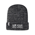Bonnet d'hiver personnalisé réfléchissant Elevate™ Rigi avec zone d'impression