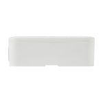 Lunch box de couleur avec bande de sécurité en PET recyclé 700ml MIYO couleur blanc deuxième vue frontale