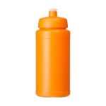 Gourde sportive publicitaire de haute qualité 500 ml Baseline® couleur orange deuxième vue frontale