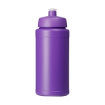 Gourde sportive publicitaire de haute qualité 500 ml Baseline® couleur mauve deuxième vue frontale