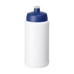 Gourde sportive de qualité pour événements 500 ml Baseline® Bicolor couleur bleu deuxième vue frontale