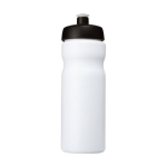 Bidon sport personnalisé 650 ml Baseline® Plus Bicolor couleur noir deuxième vue frontale