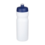 Bidon sport personnalisé 650 ml Baseline® Plus Bicolor couleur bleu deuxième vue frontale