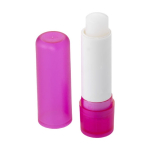 Baume à lèvres en tube coloré à personnaliser avec le logo Beauty couleur rose