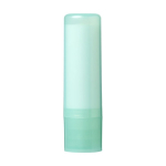 Baume à lèvres en tube coloré à personnaliser avec le logo Beauty couleur vert menthe deuxième vue frontale