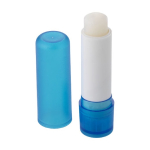Baume à lèvres en tube coloré à personnaliser avec le logo Beauty couleur bleu ciel