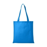 Sac non tissé pas cher de différentes couleurs 80 g/m2 Seminar couleur bleu deuxième vue frontale