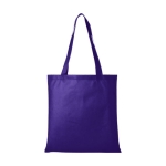 Sac non tissé pas cher de différentes couleurs 80 g/m2 Seminar couleur mauve deuxième vue frontale