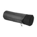 Couverture publicitaire en polaire avec housse 200 g/m² Summit couleur noir