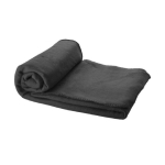 Couverture publicitaire en polaire avec housse 200 g/m² Summit couleur noir deuxième vue