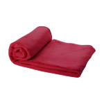 Couverture publicitaire en polaire avec housse 200 g/m² Summit couleur rouge deuxième vue