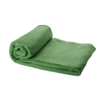 Couverture publicitaire en polaire avec housse 200 g/m² Summit couleur vert deuxième vue