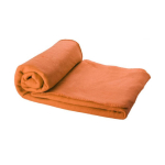 Couverture publicitaire en polaire avec housse 200 g/m² Summit couleur orange deuxième vue