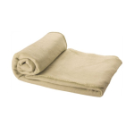 Couverture publicitaire en polaire avec housse 200 g/m² Summit couleur beige deuxième vue