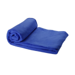 Couverture publicitaire en polaire avec housse 200 g/m² Summit couleur bleu roi deuxième vue