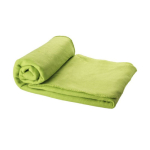 Couverture publicitaire en polaire avec housse 200 g/m² Summit couleur vert lime deuxième vue
