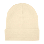 Élégant bonnet d'hiver publicitaire Elevate™ Irwin couleur sable deuxième vue frontale
