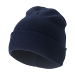 Élégant bonnet d'hiver publicitaire Elevate™ Irwin couleur bleu marine
