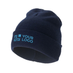 Élégant bonnet d'hiver publicitaire Elevate™ Irwin avec zone d'impression