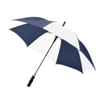Parapluie personnalisable coloré de haute qualité Ø102 Tempest couleur blanc/bleu