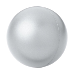 Balle anti-stress classique personnalisée en différentes couleurs Zen couleur argenté vue latérale