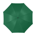 Parapluie avec logo grande taille en polyester 190T Ø130 Royal County couleur vert deuxième vue frontale