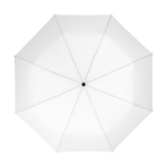 Parapluie personnalisable pliant de haute qualité Ø95 Downtown couleur blanc troisième vue