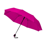 Parapluie personnalisable pliant de haute qualité Ø95 Downtown couleur fuchsia