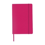 Carnet thermogravé avec poche A5 pages lignées JournalBooks Classic couleur fuchsia deuxième vue frontale